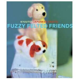  Fuzzy Felted Friends Pattern Book Arts, Crafts & Sewing