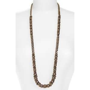  Givenchy Aqua Glass Pearl Long Necklace Jewelry