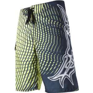   Mens Boardshort Surfing Pants   Day Glo Yellow / Size 31 Automotive