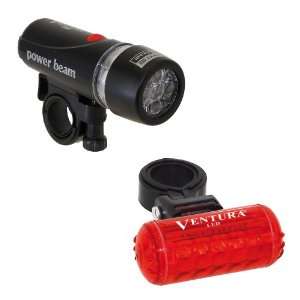 Ventura Bicycle Headlight and Taillight Combo  Sports 