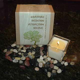 Aromatherapy LAW OF ATTRACTION Soy Candle 4 pack Gift  