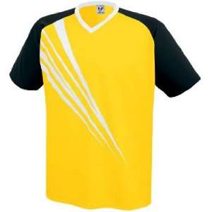 com High Five STINGER Custom Soccer Jerseys ATHLETIC GOLD/BLACK/WHITE 