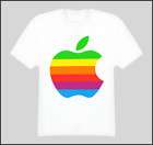 apple computer logo shirt  
