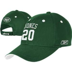  Thomas Jones New York Jets Name and Number Adjustable Hat 