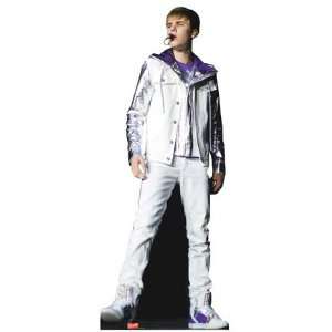  Justin Bieber White Jacket Cardboard Cutout Standee 