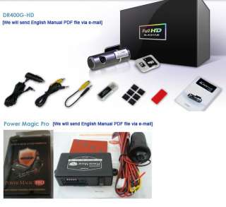   16GB Full HD Car Black Box GPS Drive Recorder+Power Magic Pro  