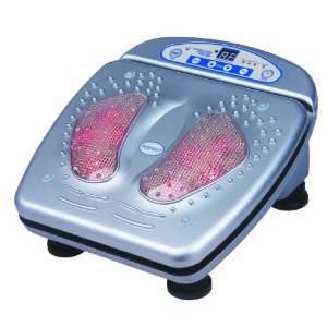   Infrared Heat Foot and Calf Massager, Silver