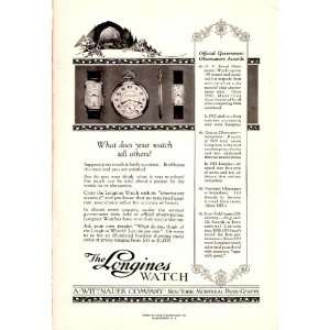  1924 Ad Wittnauer Company Longines Watch Original Vintage 