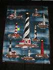 BY THE SEA WALL HANGING QUILT PANEL COTTON FABRIC items in troutt 
