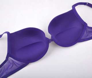 D194 6 M&S Smooth Push up T shirt Bra Purple 30DD / 65E  