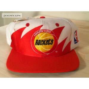  Houston Rockets Vintage Sharktooth Snapback Hat 