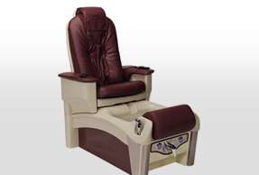 NEW FORTE SPA Pedicure Spa Chair with 2 NEW massage roller cushions 