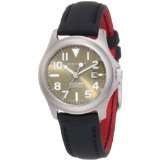 Momentum 1M SP01G12B Atlas Green Dial Black Touch Leather Watch