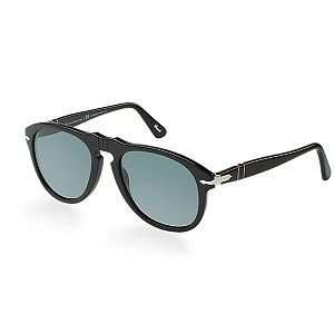  Persol Sunglasses PO0649 Blue Lens, Black, 1 pr Sports 