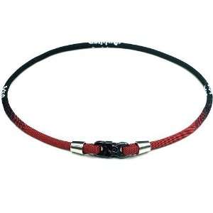  Phiten X50 Necklace 20 Rakuwa Red/black El diablo 