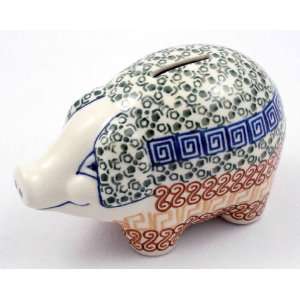  Polish Pottery Piggy Bank