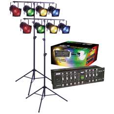 MBT Lighting DIM4STAGE DJ Band Stage Lighting System  