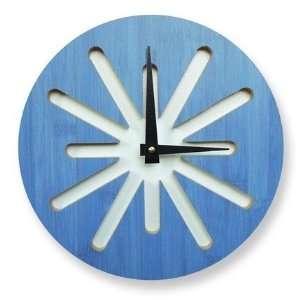  Blue Splat Clock   16