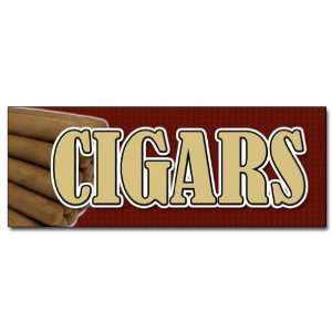  36 CIGARS DECAL sticker cigar shop humidor cuban cigarra 