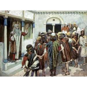  Moses Speaks to the People by James Tissot. Size 30.00 X 