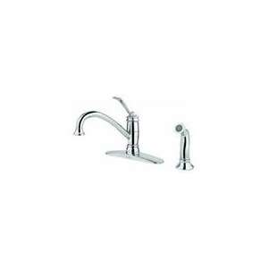  Pf Waterworks Lp 1H Chr Kit Faucet W/Spry F0344Alc