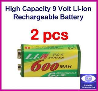   600mAh High Capacity Rechargeable Battery for Mini SPY Camera  