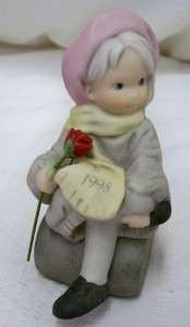 Alaska Momma Porcelain Figurine Kim Anderson Girl Rose  