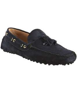 Car Shoe blue suede calfskin tassel driving loafers   up to 70 