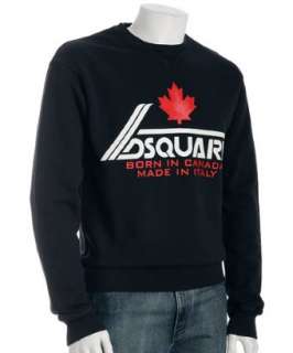 Squared navy Born in Canada crewneck sweatshirt   up to 70 