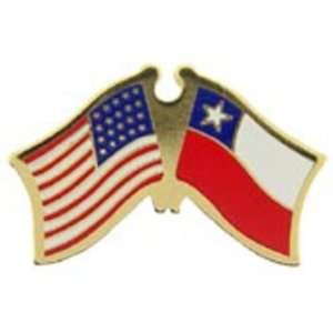  American & Chile Flags Pin 1 Arts, Crafts & Sewing
