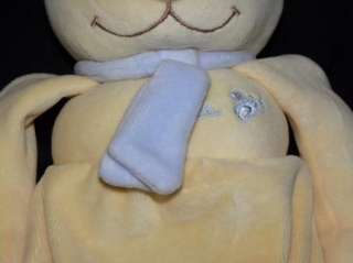 Noukies Nouky Yellow Bear Musical Plush pull toy  