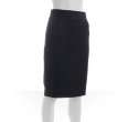 elie tahari navy wool cotton twill hurley pencil skirt