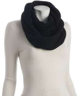 Magaschoni black cashmere Infinity scarf  