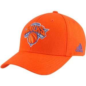  adidas New York Knicks Orange Basic Logo Wool Adjustable 