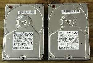 Pair of 4.3 GB Hard Drives SCSI Disk IBM DCAS 34330 Tested Free S&H 