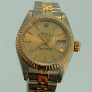 Rolex SA2517 Oyster Perpetual Womens Two Tone 18k Gold & Stainless 
