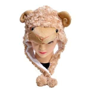  New Animal Fleece Hats   Sheep HATCW111231 Toys & Games