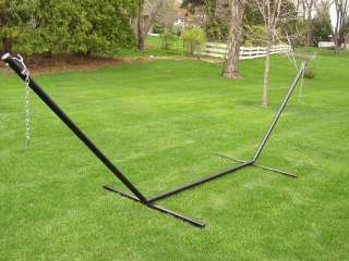 Deluxe Two Person 15 Foot Steel Tri Beam Hammock Stand  