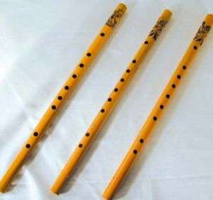 12 BAMBOO FLUTES toy flute kids musical instrument  