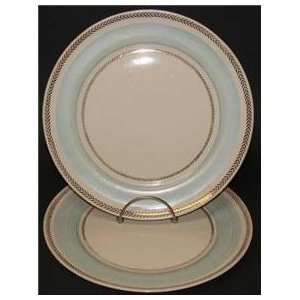 Lyceum Blue Dinner Plates (2) Vintage American Limoges Dinnerware 