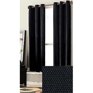    Grommet Top Curtain Linden Street Black 63L