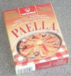 Genuine Imported Spanish Paella Seasoning with Saffron  