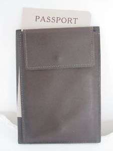 St. Thomas PASSPORT WALLET Leather  #M20000 Brown/Black  