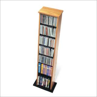Triple 1200 CD DVD Storage Cabinet, Media Tower Rack  