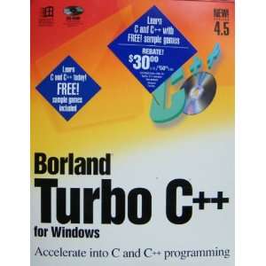  Borland Turbo C++ CD Rom Version 4.5 Software