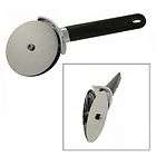 Home Zone Pizza Plow Dual Blade Pizza Cutter Stainless Steel Cuts 