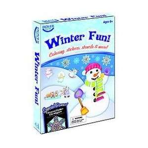    Winter Fun Coloring, Stickers, Stencils & More Toys & Games