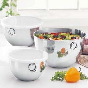  6 Pc Stainless Steel Mixing Bowl Set