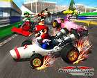 Super Mario Kart Car Game Racing Box Silk Poster 17