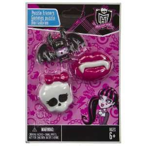  Vampire Party (3 Mini Erasers)   Monster High Collectible 